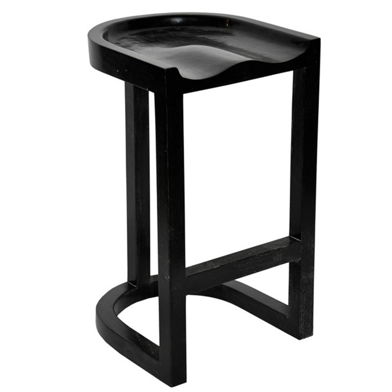 Noir Saddle 32" Bar Stool Wayfair